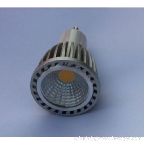 5W COB LED Spotlight, 5,60lm, GU10/MR16/E27 Base, Aluminum Housing, 2,700-3,500/3,500-5,000/5,000-70